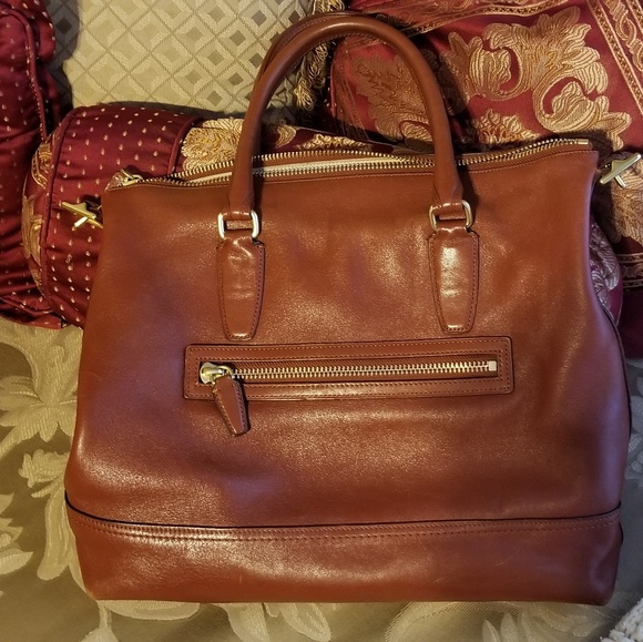 Tobacco Brown Coach Purse - Picture 2 of 10